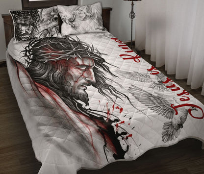 Jesus Tattoo Quilt Bedding Set TT JJ15052001S - Amaze Style™-Bedding Set
