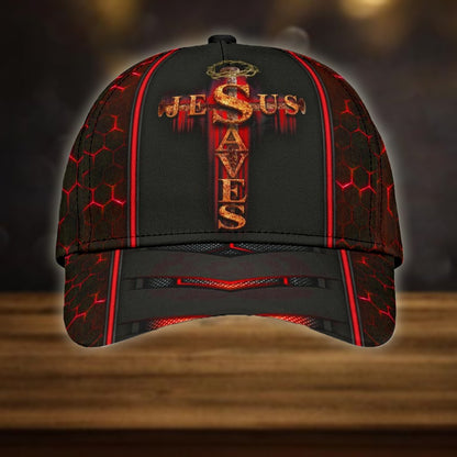 Jesus Saves 3D Printed Classic Cap