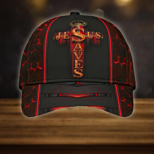 Jesus Saves 3D Printed Classic Cap