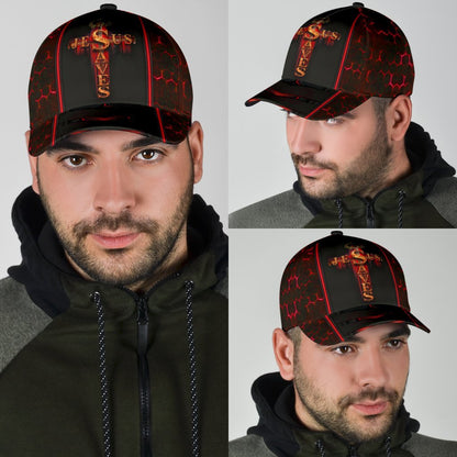Jesus Saves 3D Printed Classic Cap