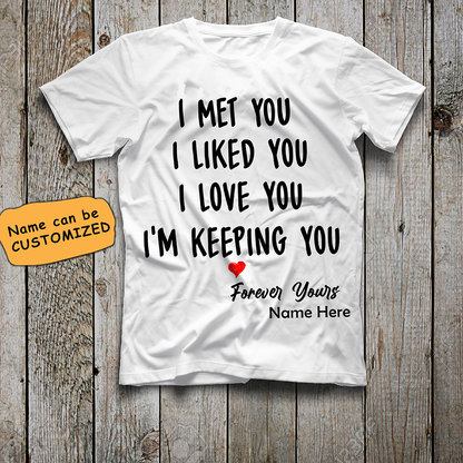 I Love You- Personalized Valentine Gift For Him/ Gift For Her XT