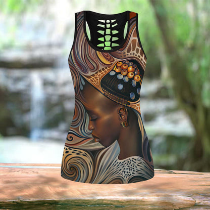 African Black Girl Legging & Tank top-ML-Apparel-ML-S-S-Vibe Cosy™