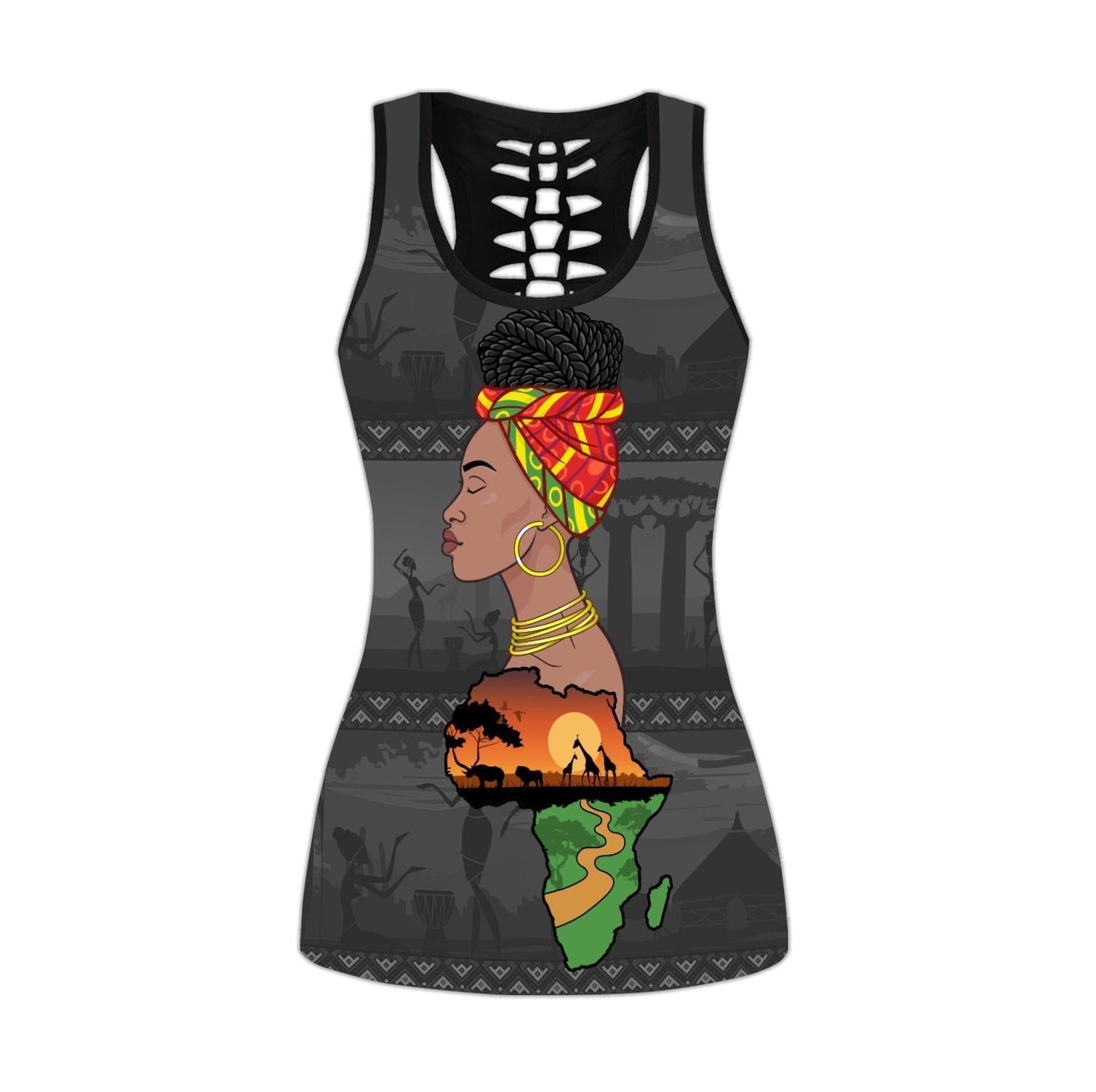 Africa Mom Legging & Tank top