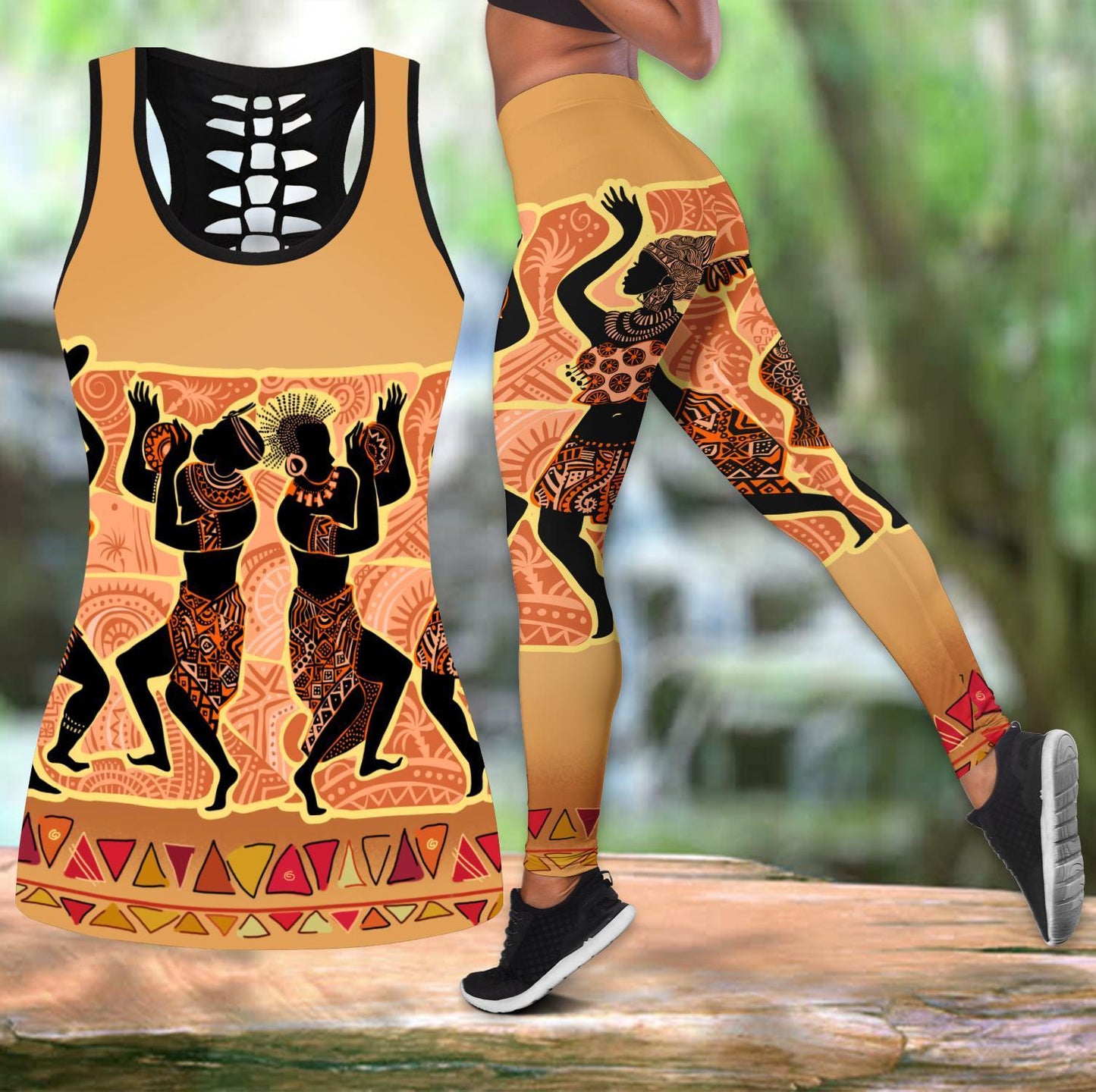 African Dance Legging & Tank top