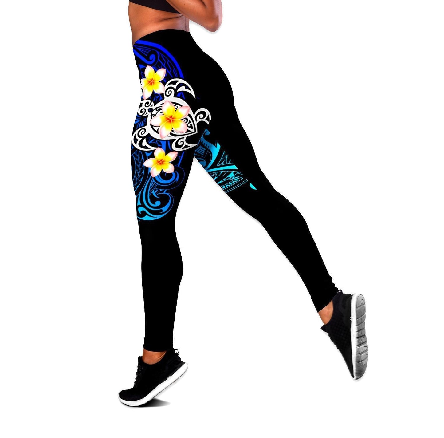 Polynesian Tattoo Turtle Deep Sea Legging & Tank top ML