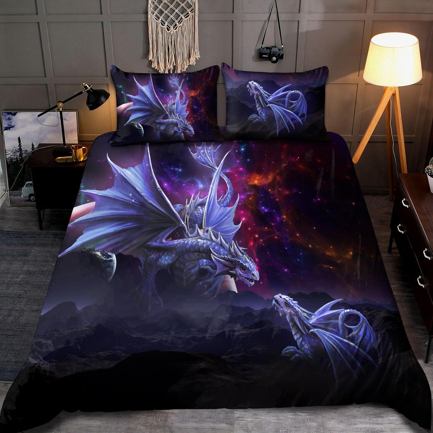 Dragon Mother and Son Art 3D Over Printed Bedding Set-ML