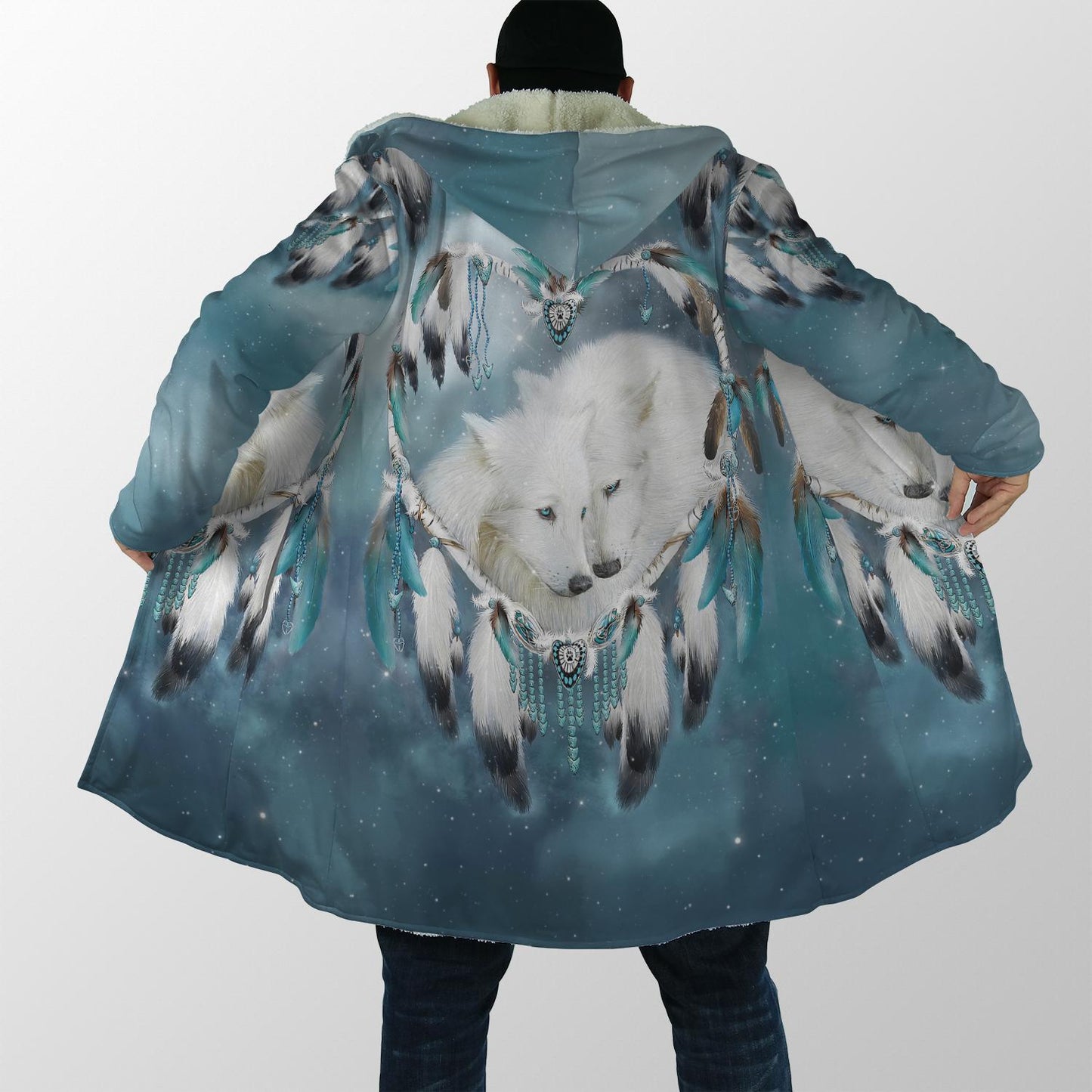 Couple Wolf Hoodie for Men and Women-ML