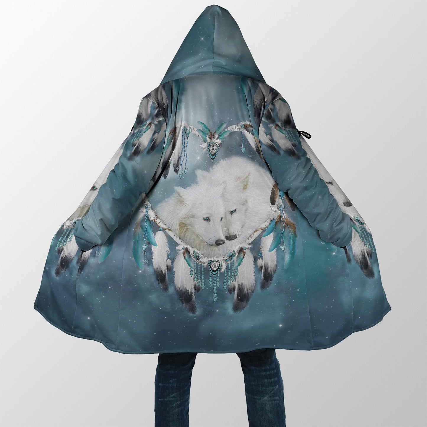 Couple Wolf Hoodie for Men and Women-ML