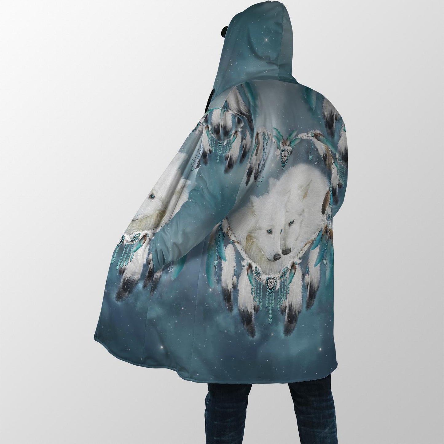 Couple Wolf Hoodie for Men and Women-ML