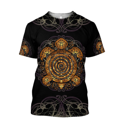 Amazing Ponylesian Turtle Tattoo Hoodie Tshirt for Men and Women ML