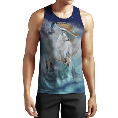 Couple Wolf Love Forever Hoodie Tshirt for Men and Women-ML