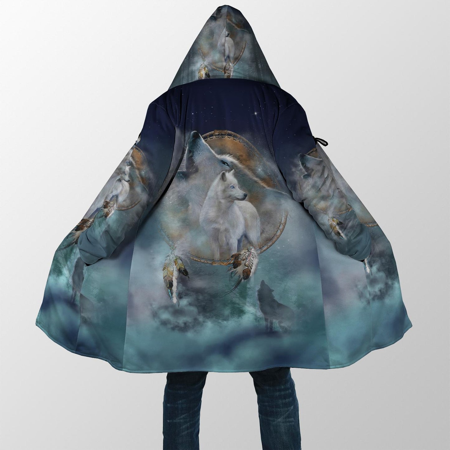 Couple Wolf Love Forever Hoodie Tshirt for Men and Women-ML