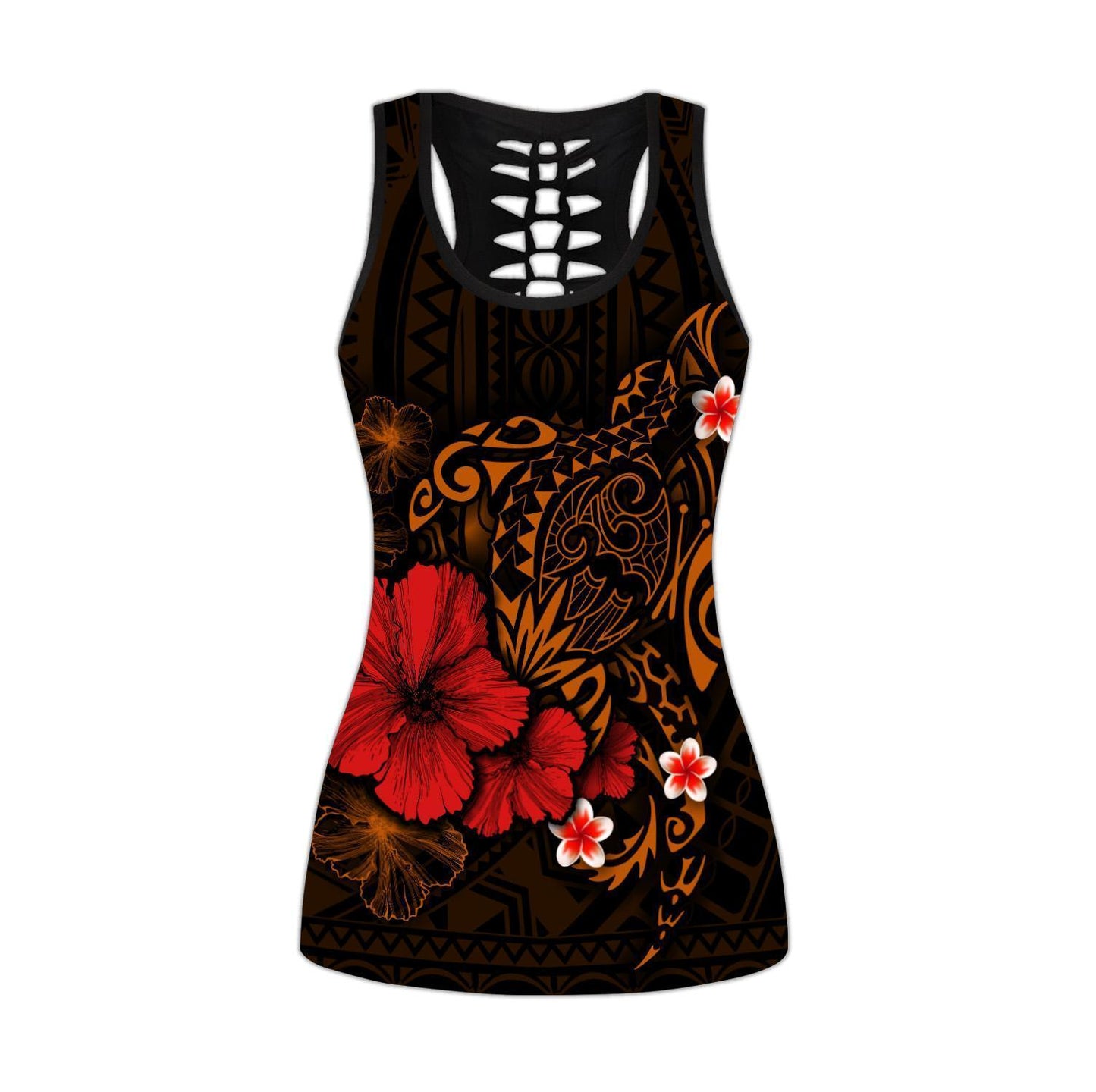 Polynesian Turtle Tattoo Legging & Tank top ML