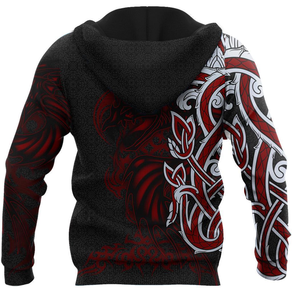 Nidhogg Tattoo 3D Over Printed Hoodie Tshirt for Men and Women-ML