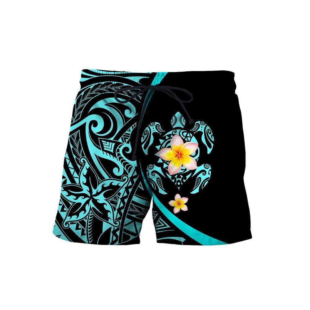 Amazing Polynesian Sea Turtle Tattoo & Hibiscus Hoodie Tshirt for Men and Women