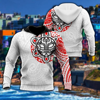 Puerto Rico Sol Taino Tattoo Hoodie For Men And Women