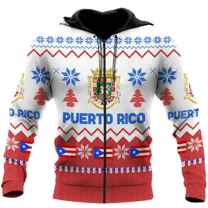 Chrismast For Puerto Rico Hoodie For Men And Women