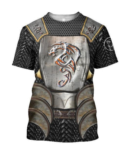 Dragon Amor 3D Over Printed Hoodie Tshirt for Men and Women-ML