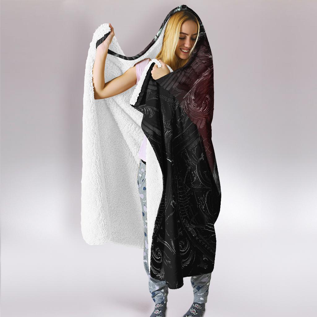Cricle Of Hell Cover 3D Over Printed Hooded Blanket for Men and Women-ML