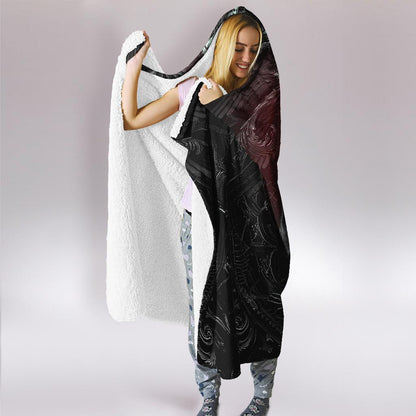 Cricle Of Hell Cover 3D Over Printed Hooded Blanket for Men and Women-ML