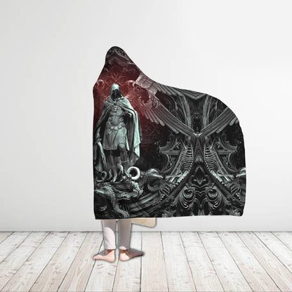 Cricle Of Hell Cover 3D Over Printed Hooded Blanket for Men and Women-ML