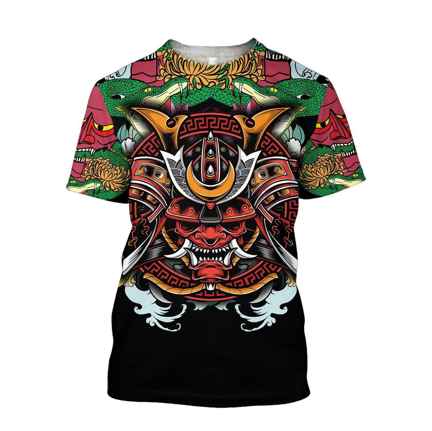 Samurai Tattoo 3D Over Printed Hoodie for Men and Women-ML
