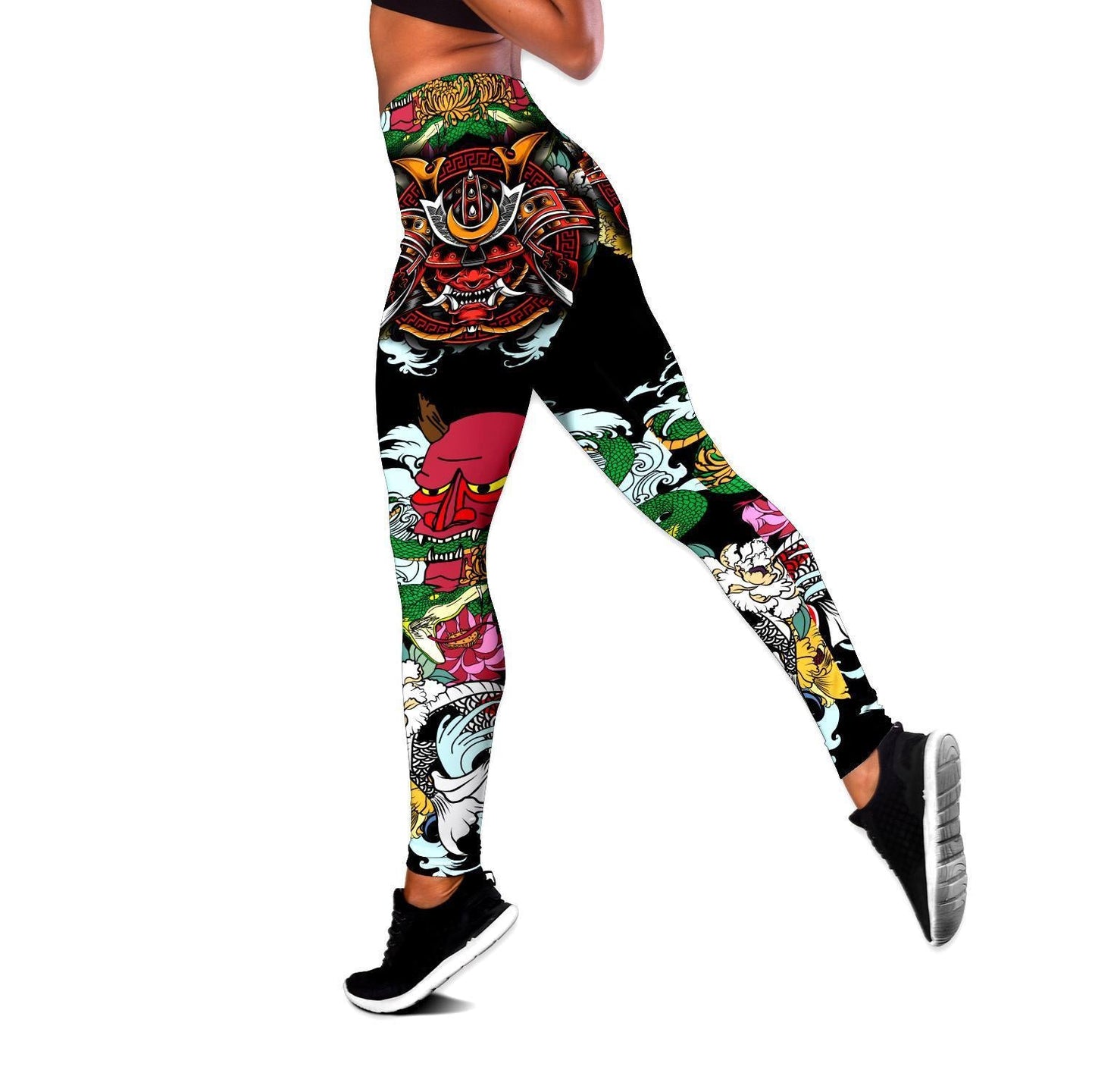 Samurai Tattoo Legging & Tank top-ML