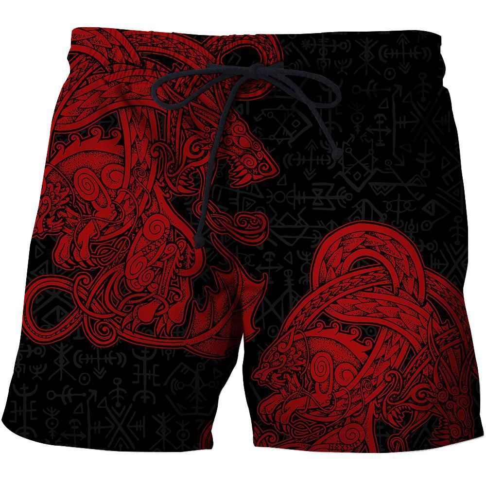 Jormungandr and Fenrir Vikings 3D Over Printed Hoodie for Men and Women-ML