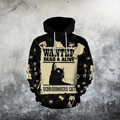 Schrodinger Cat Limited Edition 3D Printed Hoodie for Men and Women-ML