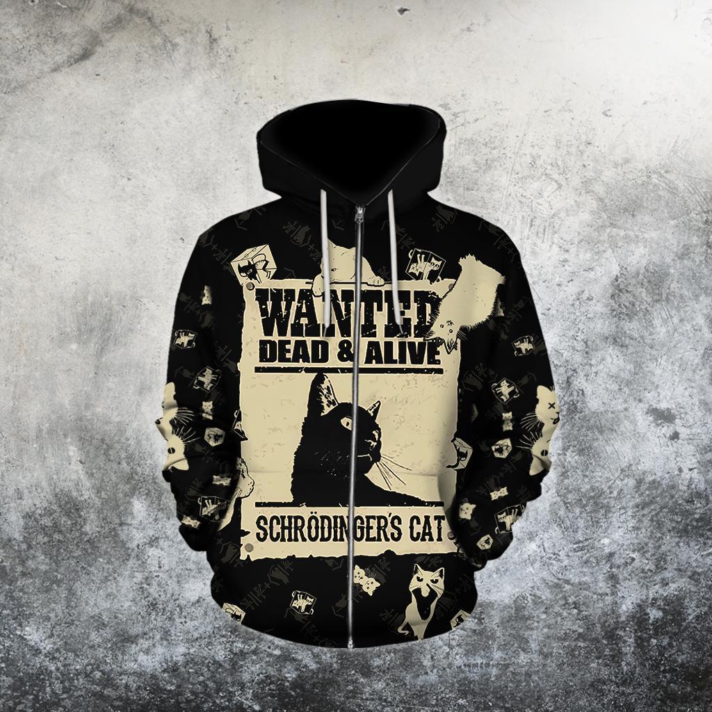 Schrodinger Cat Limited Edition 3D Printed Hoodie for Men and Women-ML