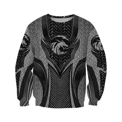 Dragon Kinght Iris Amor 3D Over Printed Hoodie for Men and Women-ML