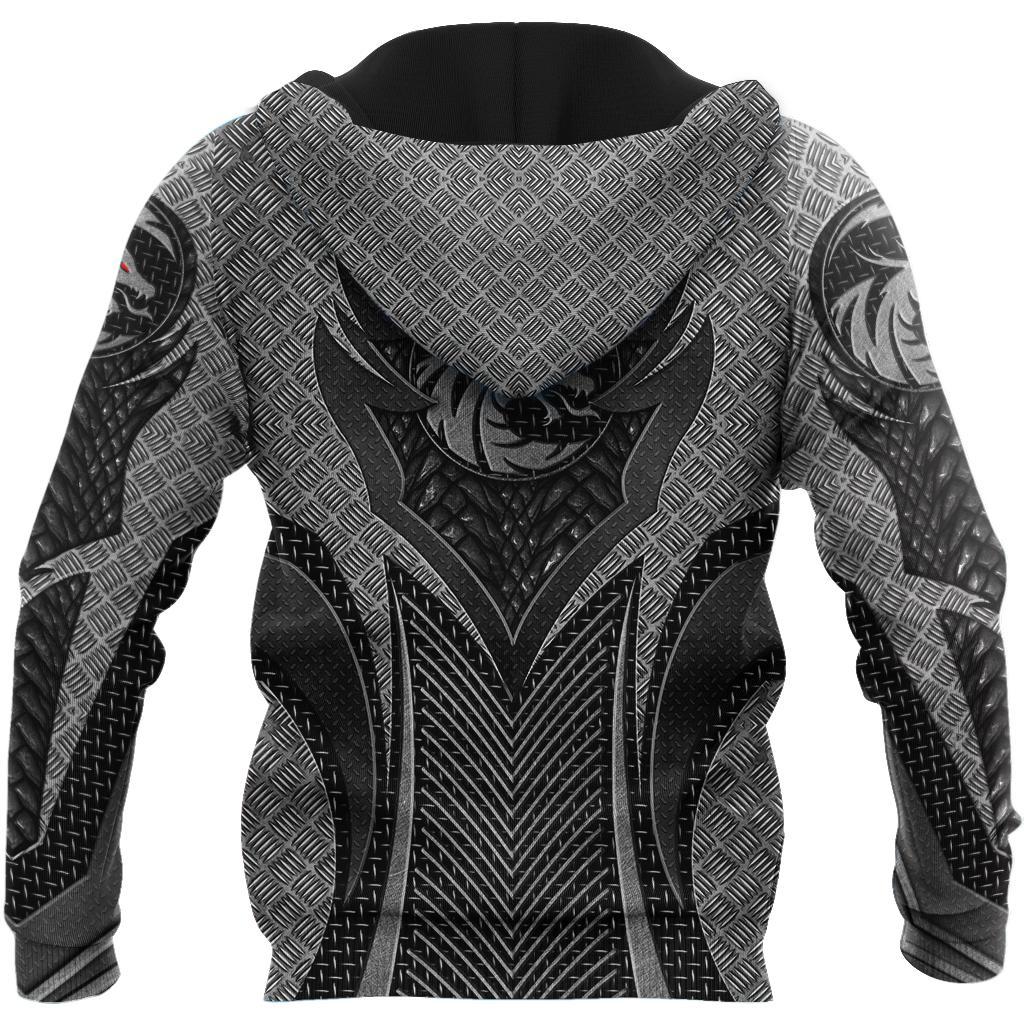 Dragon Kinght Iris Amor 3D Over Printed Hoodie for Men and Women-ML