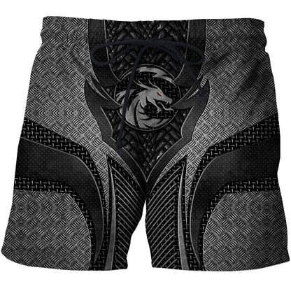 Dragon Kinght Iris Amor 3D Over Printed Hoodie for Men and Women-ML