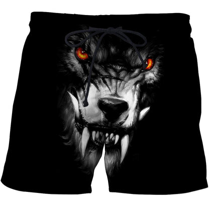 Scary Wolf 3D Over Printed Hoodie for Men and Women-ML