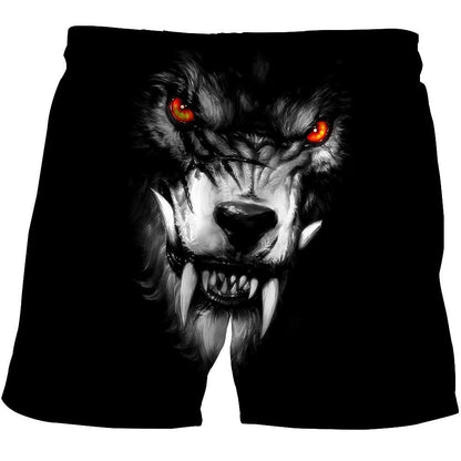 Scary Wolf 3D Over Printed Hoodie for Men and Women-ML