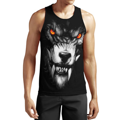 Scary Wolf 3D Over Printed Hoodie for Men and Women-ML