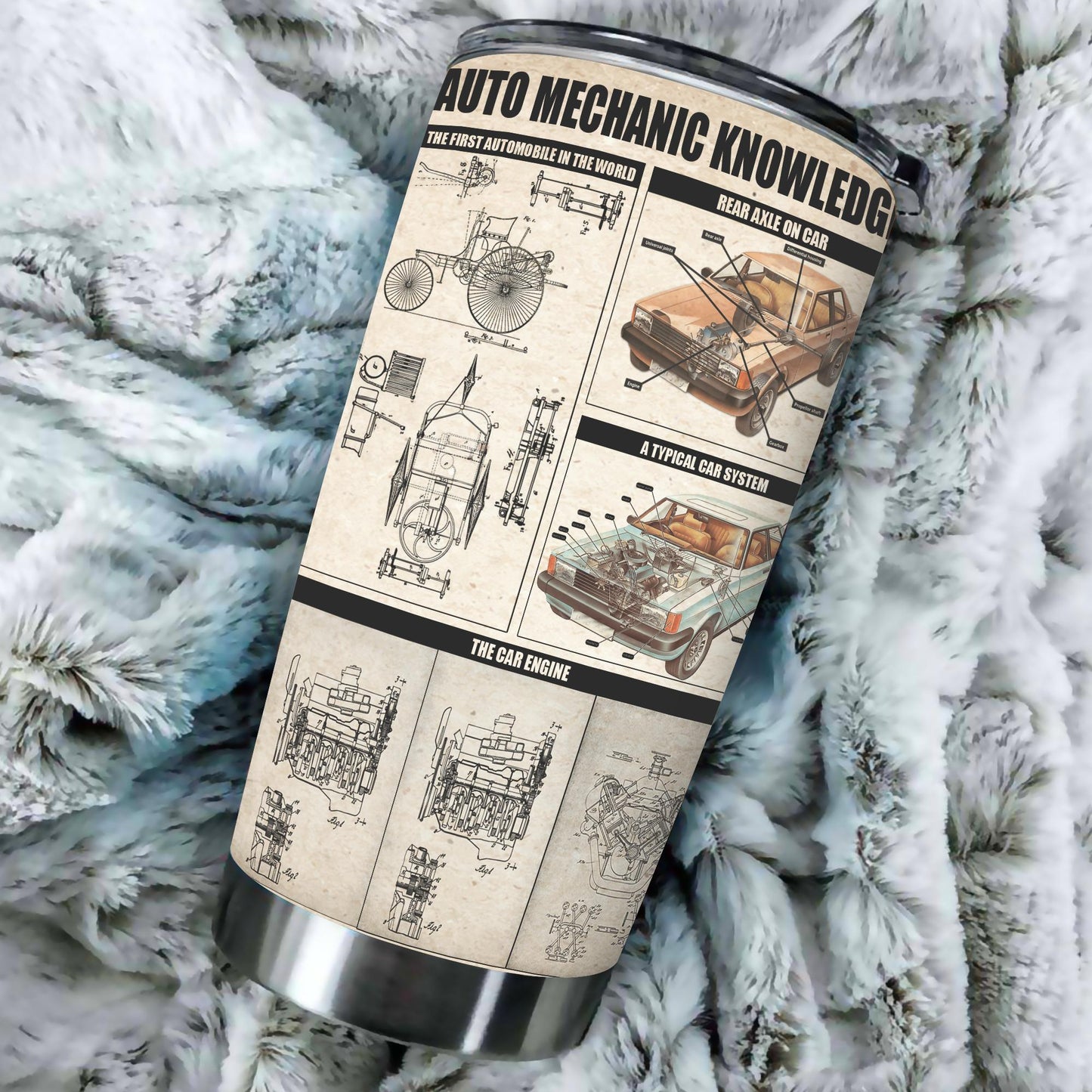 Auto Mechanic Knowledge Tumbler TN