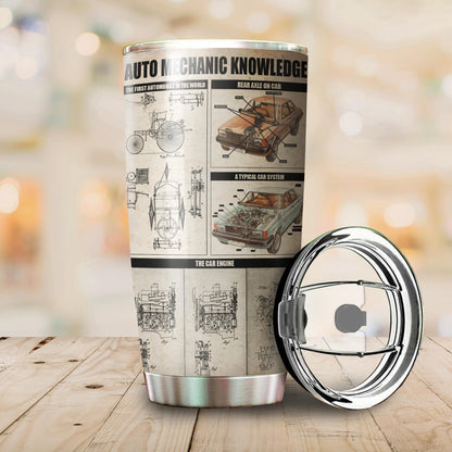 Auto Mechanic Knowledge Tumbler TN