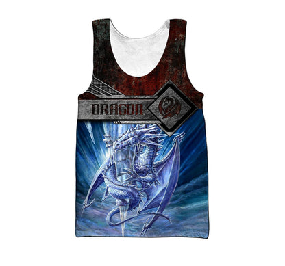 Dragon Knight III Art 3D Over Printed Hoodie for Men and Women-ML