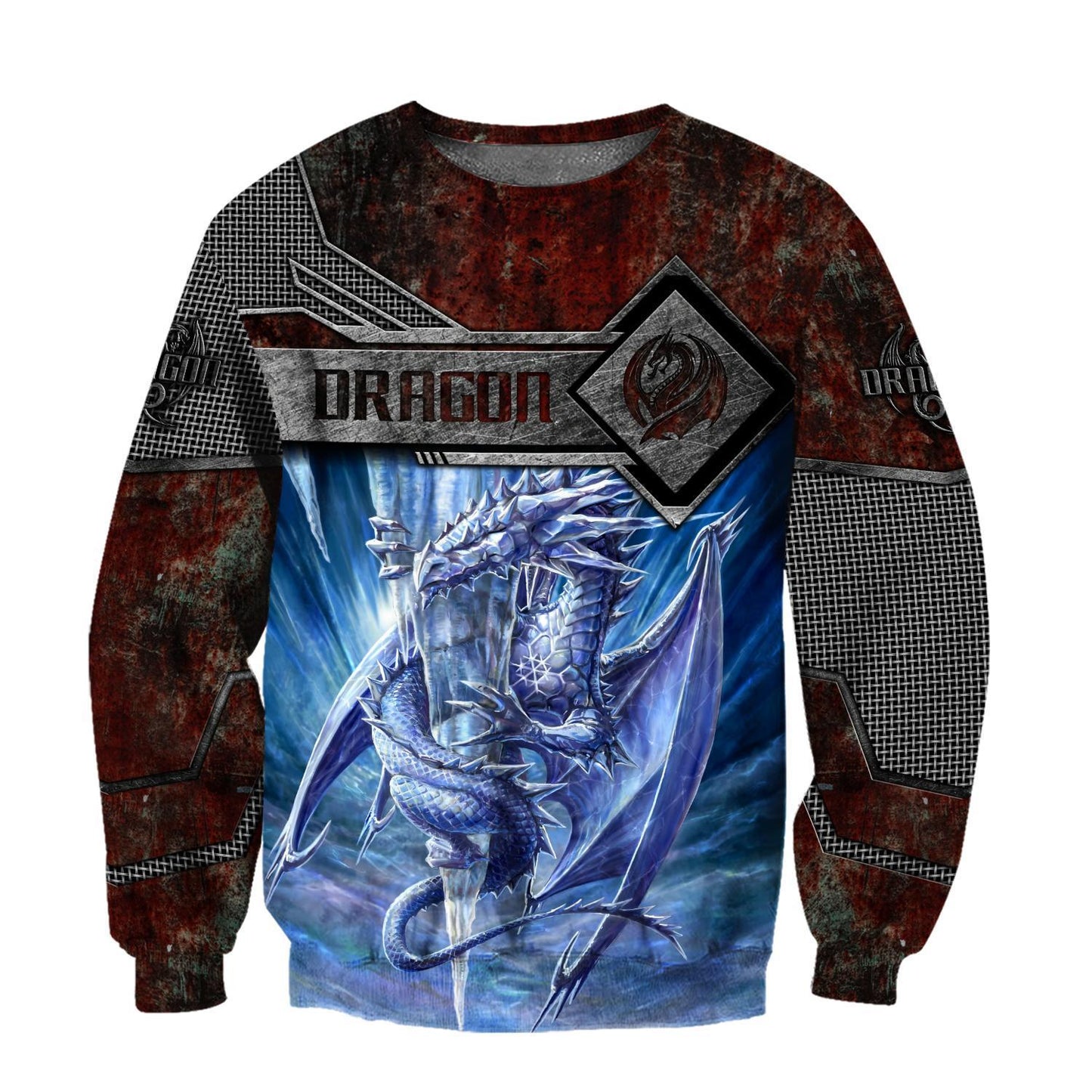 Dragon Knight III Art 3D Over Printed Hoodie for Men and Women-ML