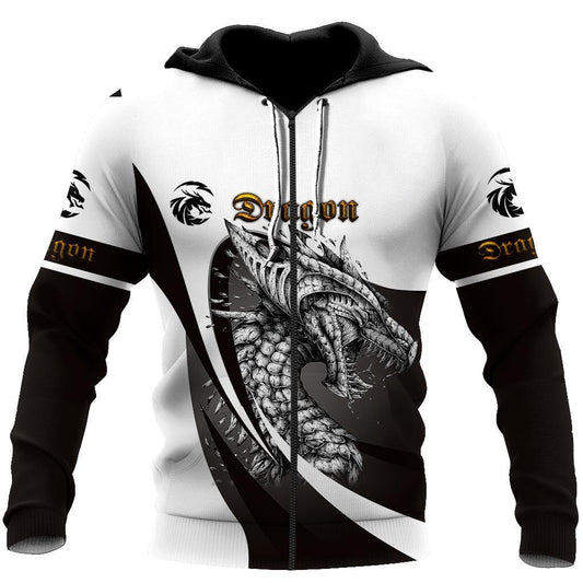 Dragon Lover Art 3D Over Printed Hoodie for Men and Women-ML