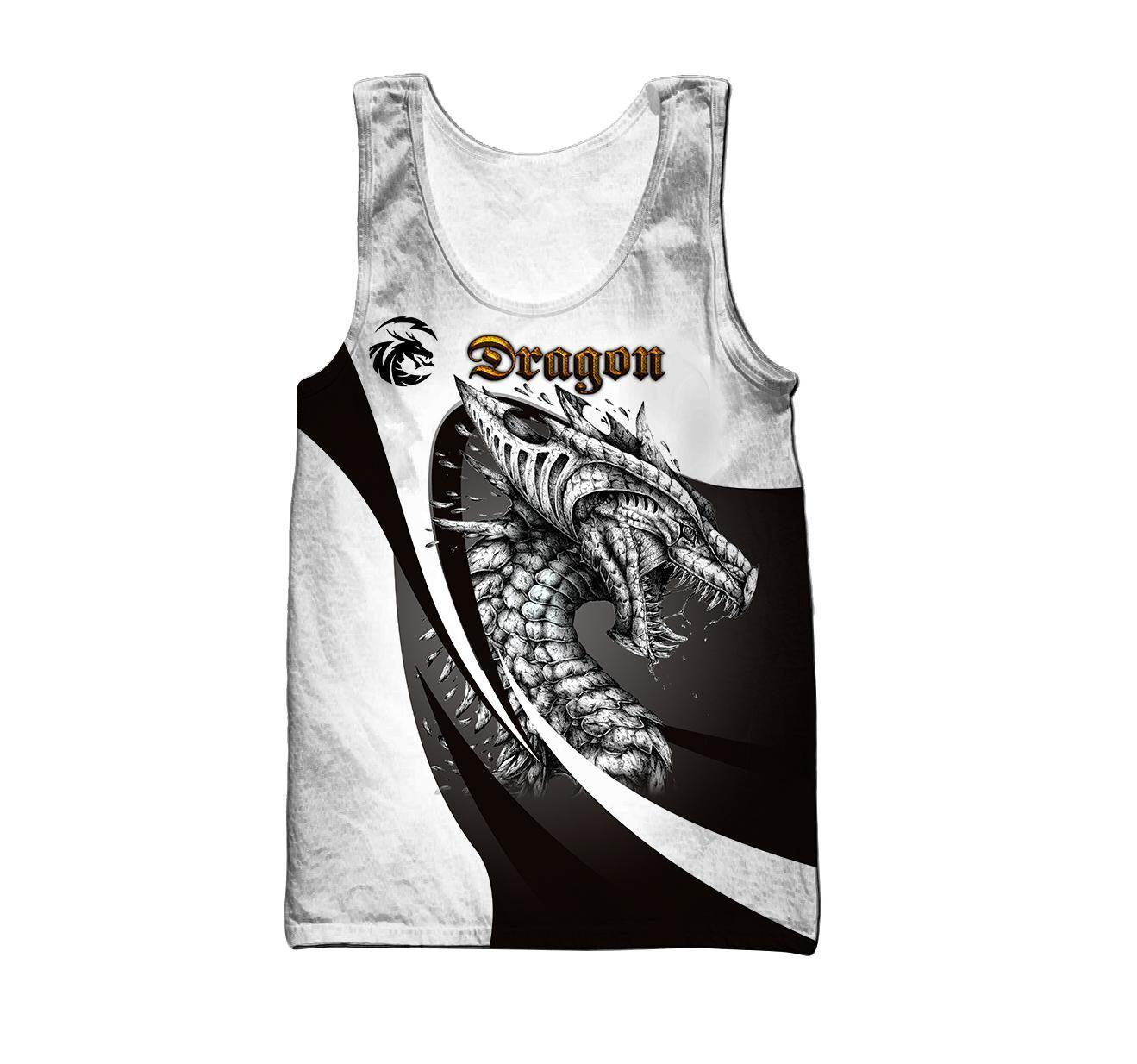Dragon Lover Art 3D Over Printed Hoodie for Men and Women-ML