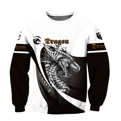 Dragon Lover Art 3D Over Printed Hoodie for Men and Women-ML