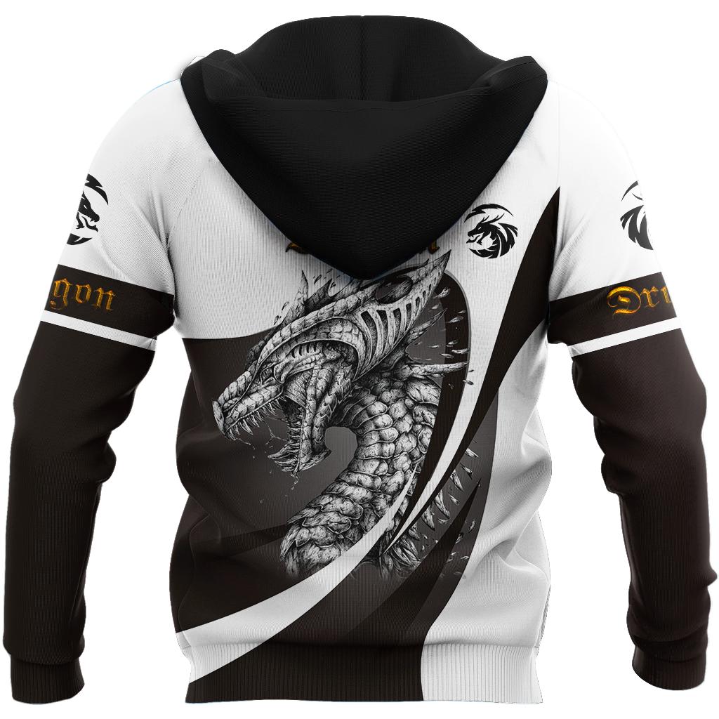 Dragon Lover Art 3D Over Printed Hoodie for Men and Women-ML