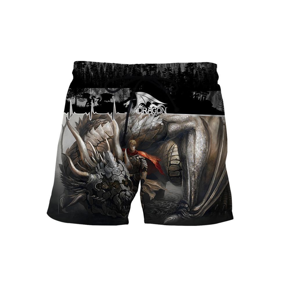 Dragon Knight II Art 3D Over Printed Hoodie for Men and Women-ML