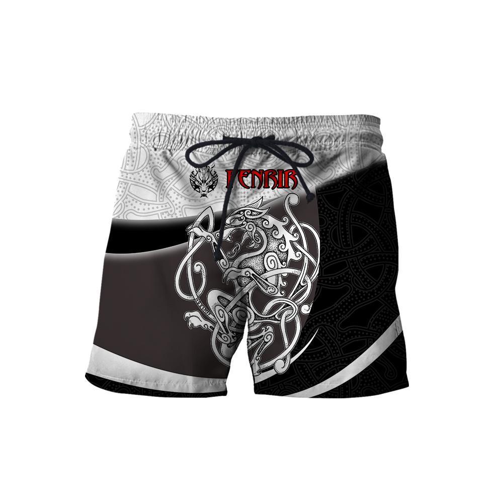 Fenrir II Viking Tattoo 3D Over Printed Hoodie for Men and Women-ML