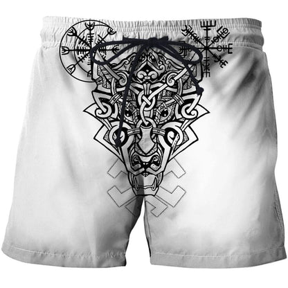 Fenrir Viking Wolf 3D Over Printed Hoodie for Men and Women-ML