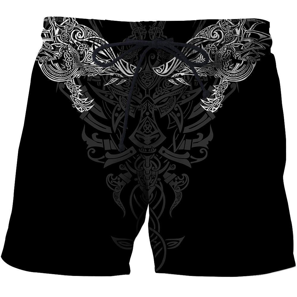 Geki & Freki Viking Wolf 3D Over Printed Hoodie for Men and Women-ML