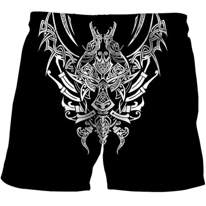 Geki & Freki Viking Wolf 3D Over Printed Hoodie for Men and Women-ML