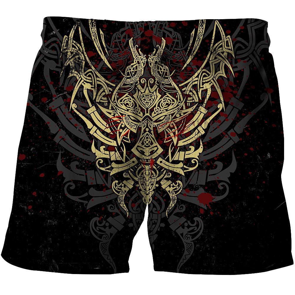 Geki And Freki Viking Wolf III Tattoo 3D Over Printed Unisex Hoodie-ML